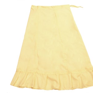 Sari Saree Petticoat Underskirts for sari's Available in 4 different S, M, L, XL sizes made in the UK from polycotton fabric Cream