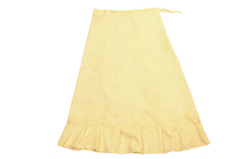 Sari Saree Petticoat Underskirts for sari's Available in 4 different S, M, L, XL sizes made in the UK from polycotton fabric Cream