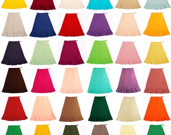 Sari (Saree) Petticoat - Underskirts for sari's - Available in 4 different  (S, M, L, XL) sizes - made in the UK from polycotton fabric