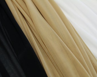 Power Mesh/Net Fabric (4 way stretch) - Stretch Net - Width 150 CM