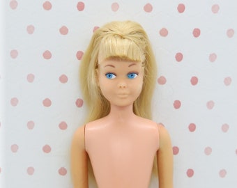 Vintage 1963 Skipper Blonde Doll Barbie's Little Sister Mattel Collectible Doll