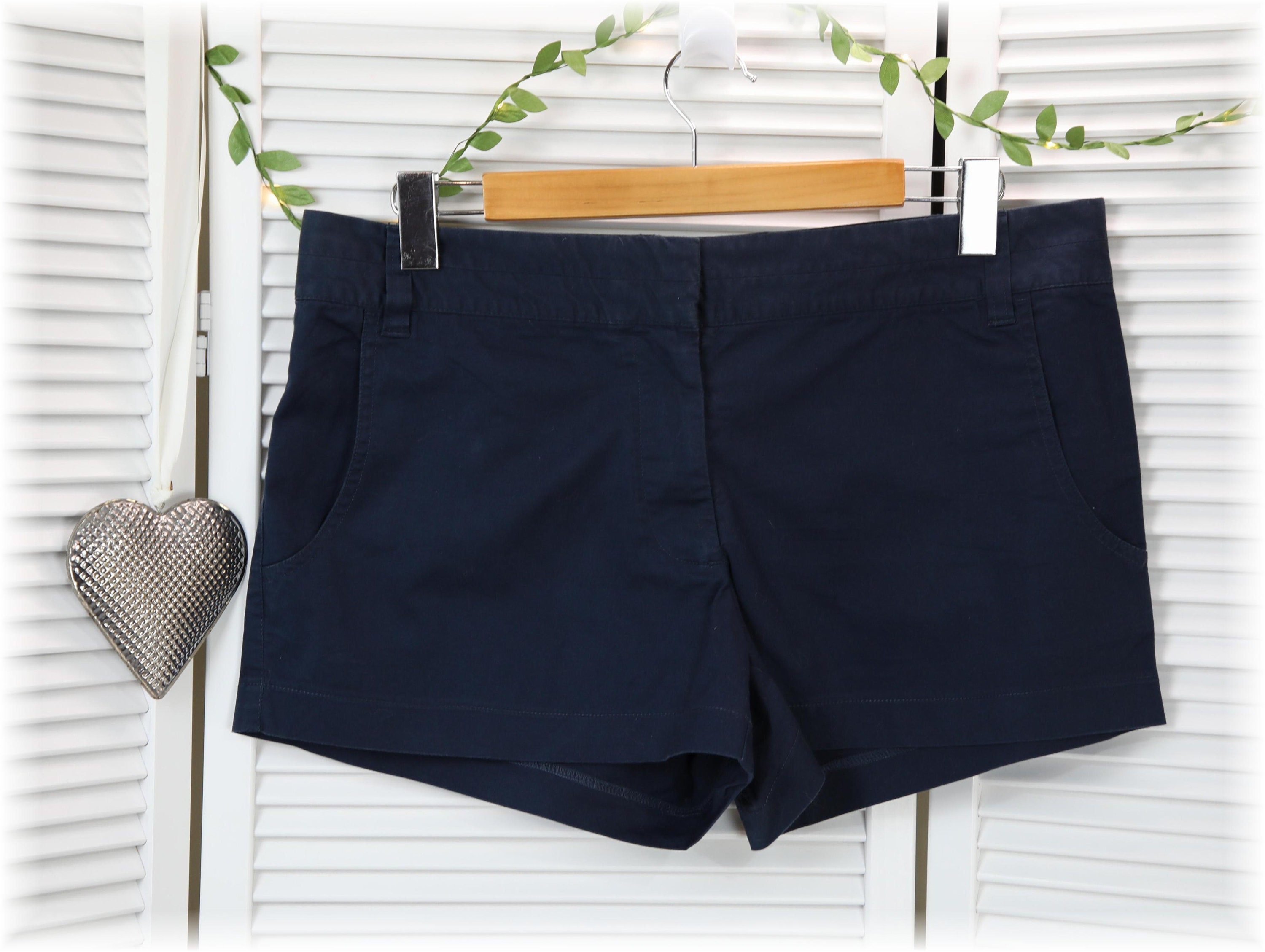 Ladies navy best sale shorts size 14