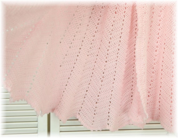 Girls Shabby Chic Pretty Pink Hooded Crochet Open… - image 7