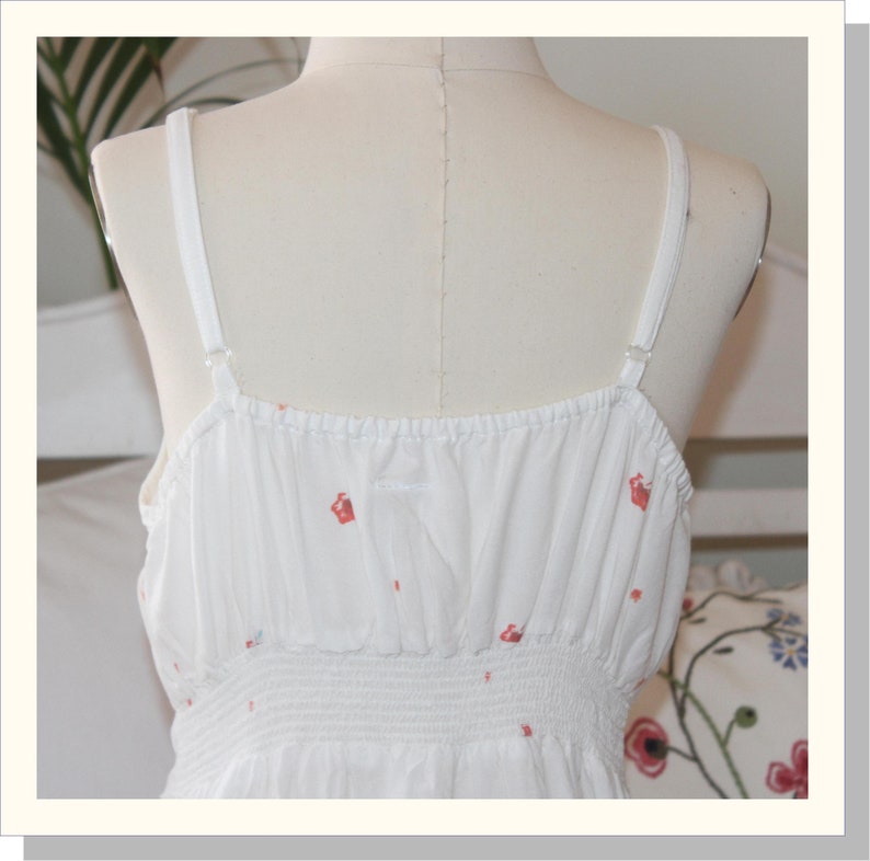 Retro Girls Pretty Orange Crochet Lace Trim Summer Strappy Dress