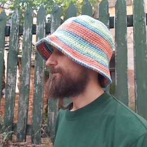 Fischerhut Mann | Frauen Fischerhut | Gehäkelter Fischerhut | Unisex Fischerhut | Festhut | Fischerhut | Krempe Hut | Herren Strickmütze