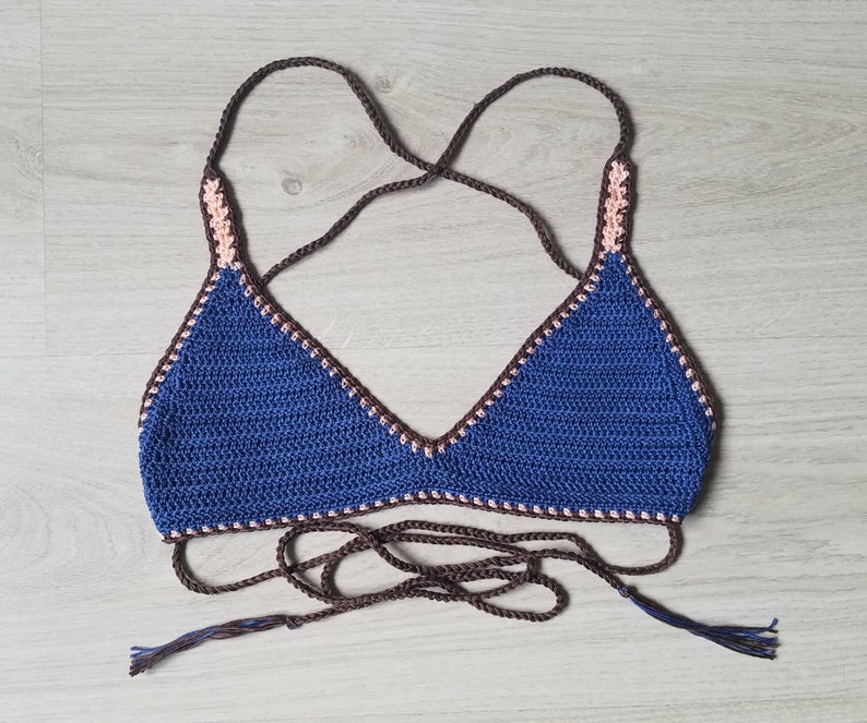 Crochet Bikini Top Knit Top Crochet Top Knit Bikini Top Etsy