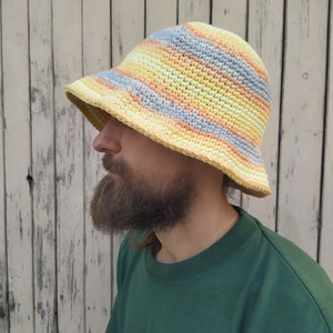 Fischerhut | Herren Strickmütze | Frauen Fischerhut | Festhut | Fischerhut | Krempe Hut | Unisex Fischerhut | Mehrfarbiger Hut