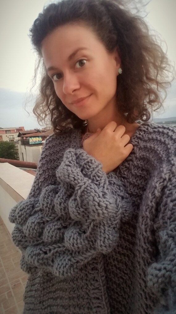 Chunky Knit Cardigan Women Hand Knit Cardigan Oversize Cozy Chunky Knit Cardigan Women Hand Knit Cardigan Oversize Cozy