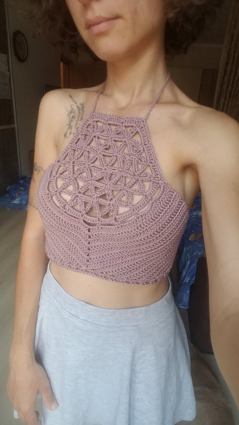 top halter crochet