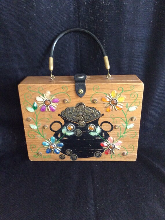 Vintage Enid Collins Box Bag Pot O Gold