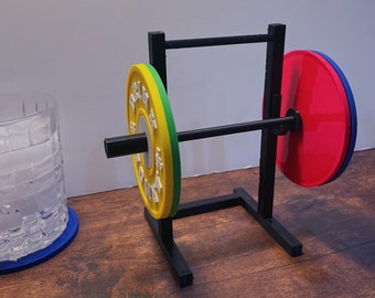Weight Lifting Diy Squat Rack Wood Bucket Gym Diy Bucket Squat