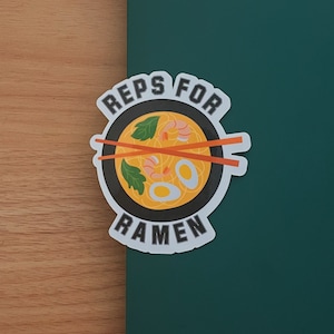 Reps For Ramen Fitness sticker , Planner stickers, Workout stickers, Gym Stickers, Cross fit, Lifting