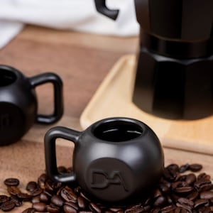 Kettle Bell Espresso Mug - Weightlifter Gift, Coffee Lover