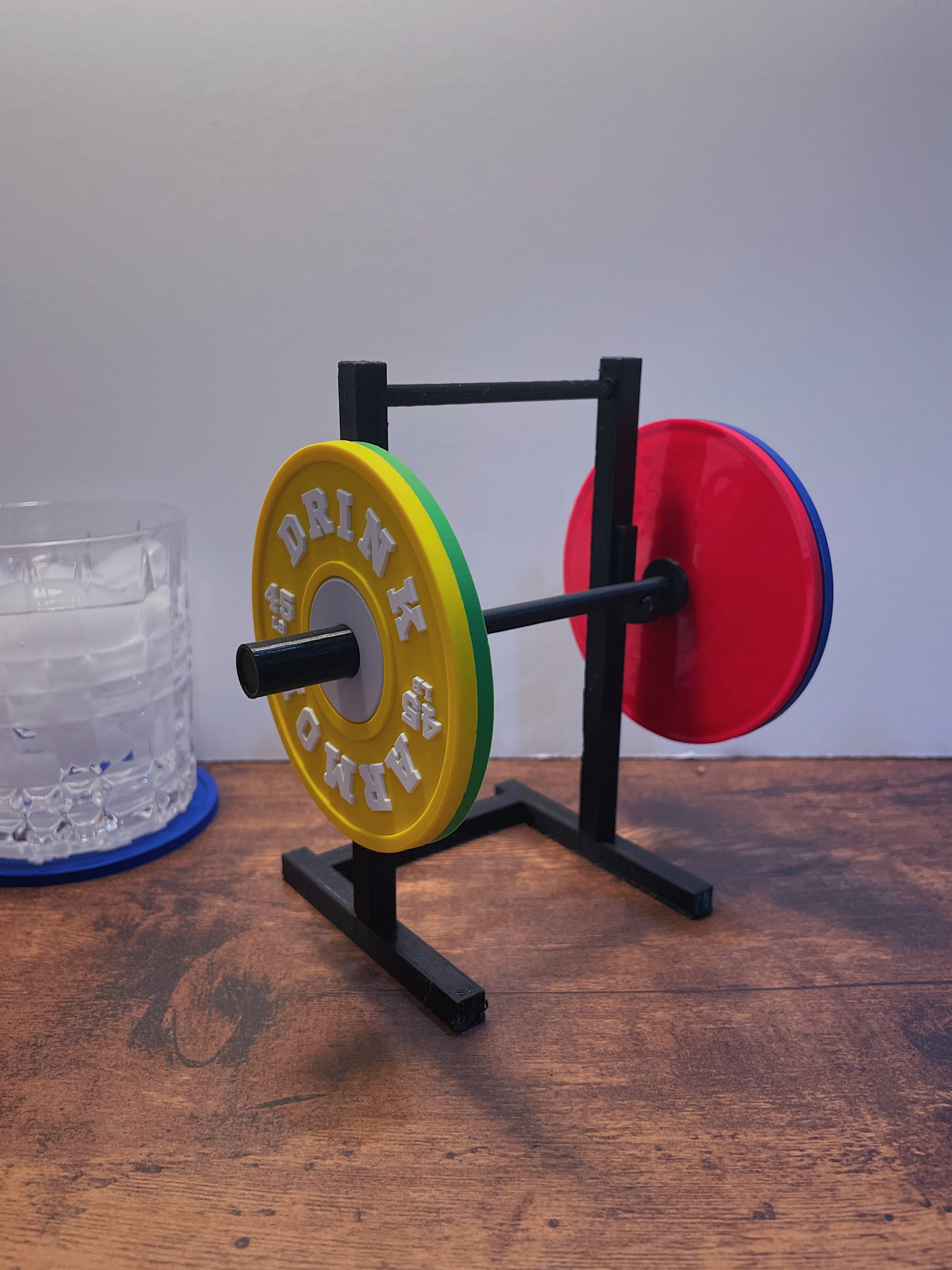Weight Plate Squat Rack Coaster Pen or Pencil Holder Desk Etsy Sweden