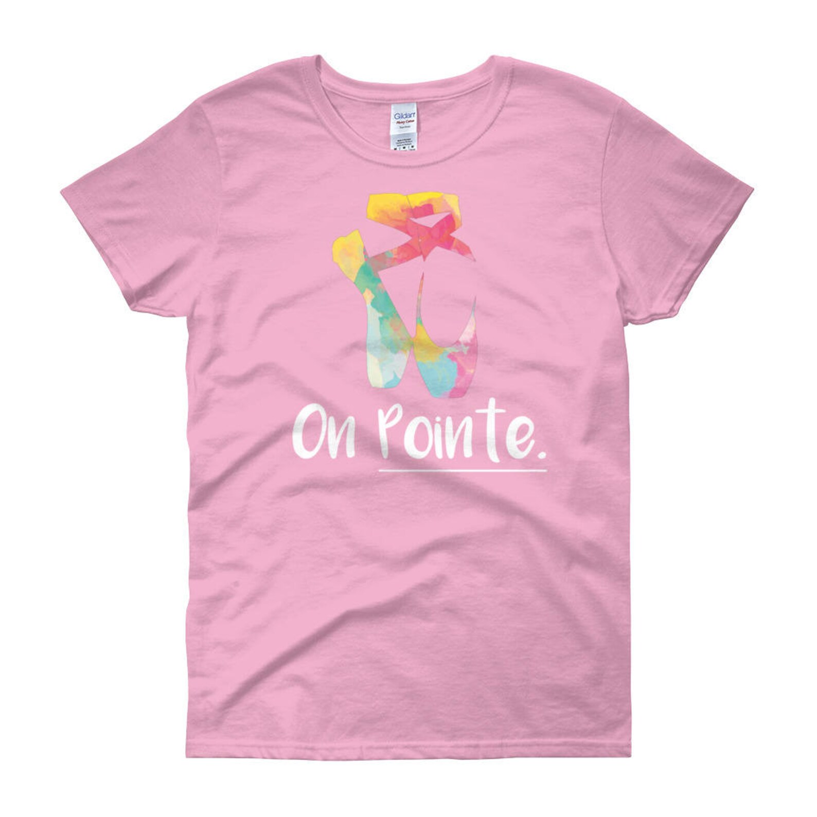 ballet pointe shoe womans t-shirt, cute ballet shirt, ballet shoe shirt, on pointe shirt, dancer shirt, classical dancer shirts,