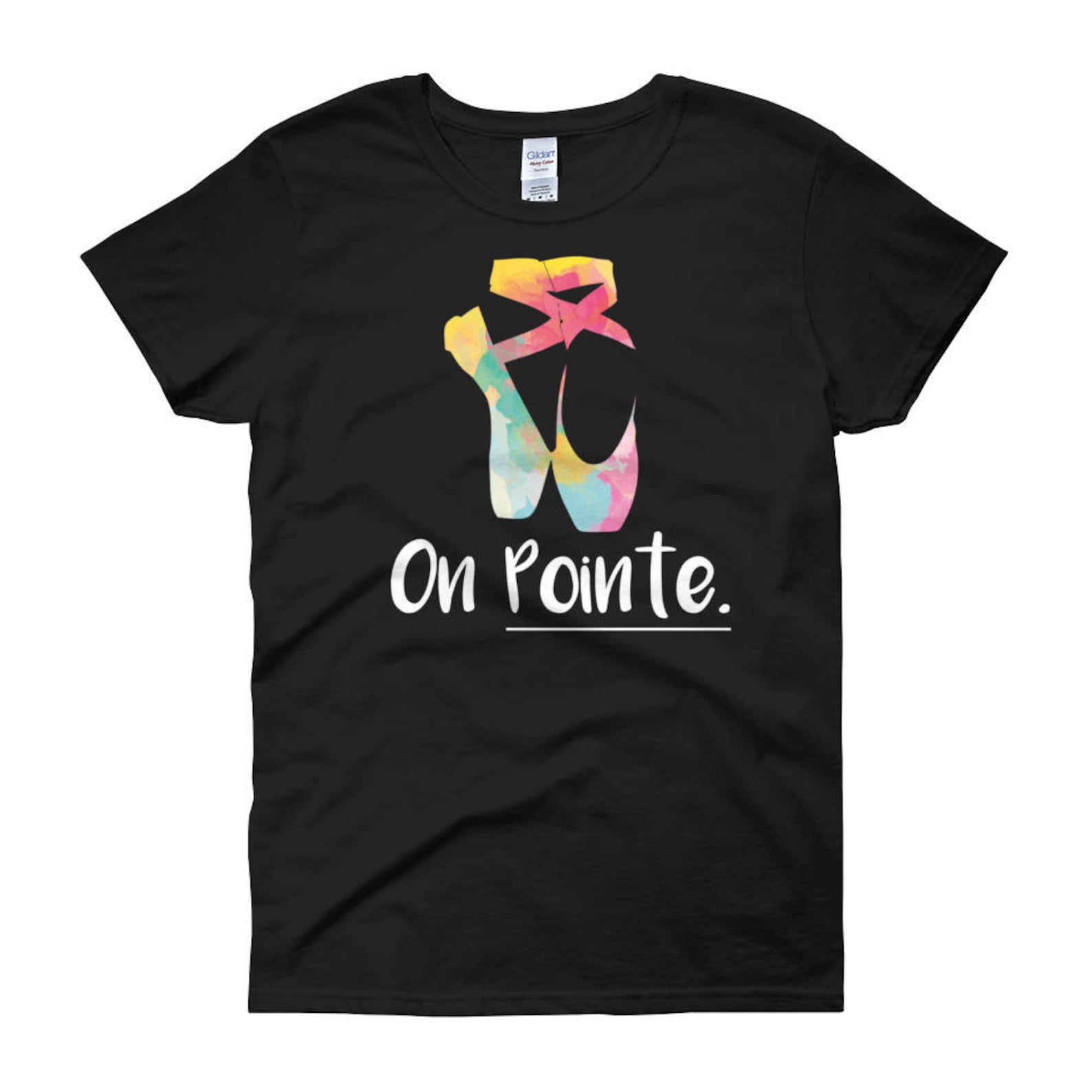 ballet pointe shoe womans t-shirt, cute ballet shirt, ballet shoe shirt, on pointe shirt, dancer shirt, classical dancer shirts,