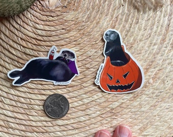 Otterly Spooky Set of 6 Stickers