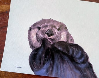 Pawcifer Joey Sea Otter Print