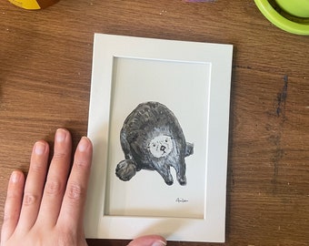 Moea Original Watercolor Sea Otter Painting