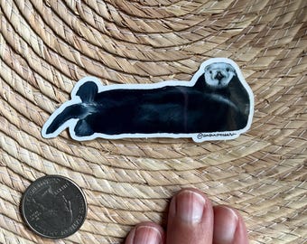 Set of 3 Moea the Sea Otter Stickers