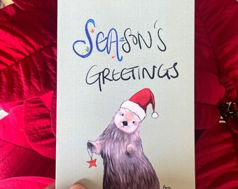 SEAson's Greetings Holiday Card Queen Katmai