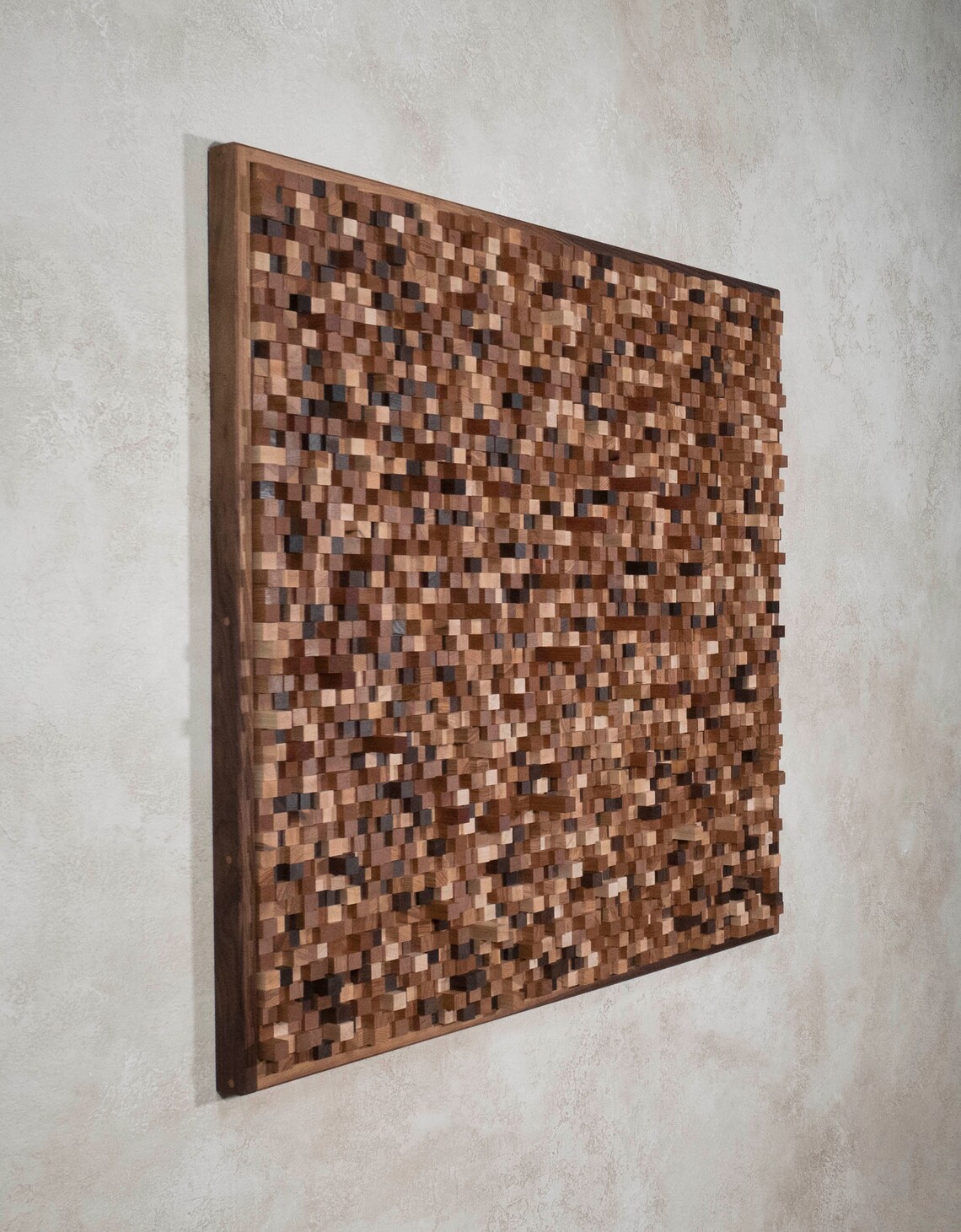 Wood Wall Art Sound Diffuser Contemporary Wall Sculpture Wooden Wall Art Modern Interior Design