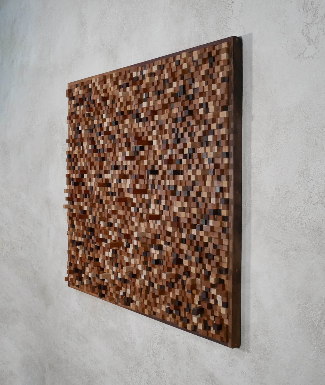 Wood Wall Art Sound Diffuser Contemporary Wall Sculpture Wooden Wall Art Modern Interior Design