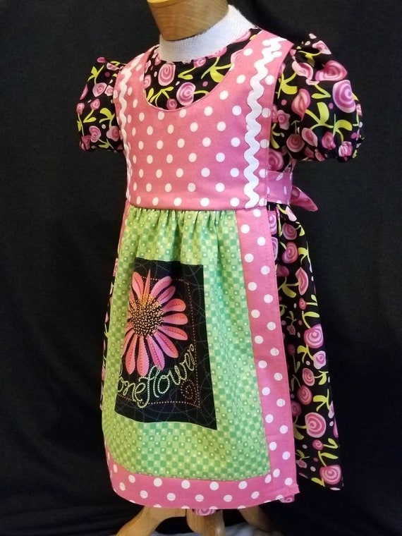 bright pink floral dress