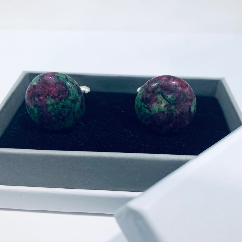 Unakite Cuff-links