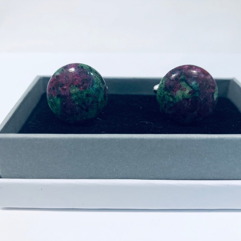 Unakite Cuff-links