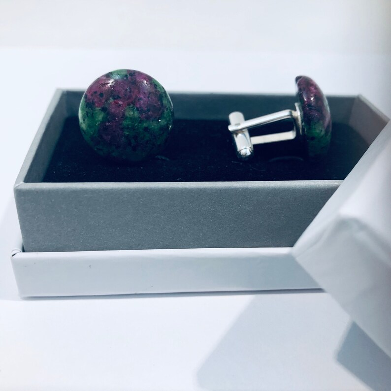Unakite Cuff-links