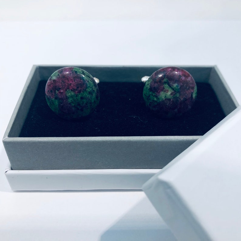 Unakite Cuff-links
