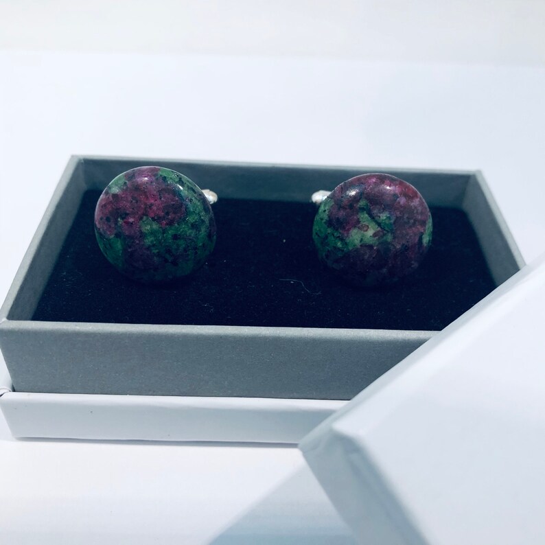 Unakite Cuff-links