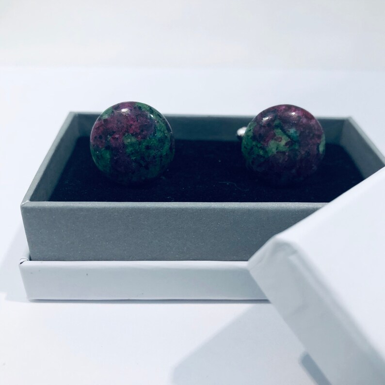 Unakite Cuff-links