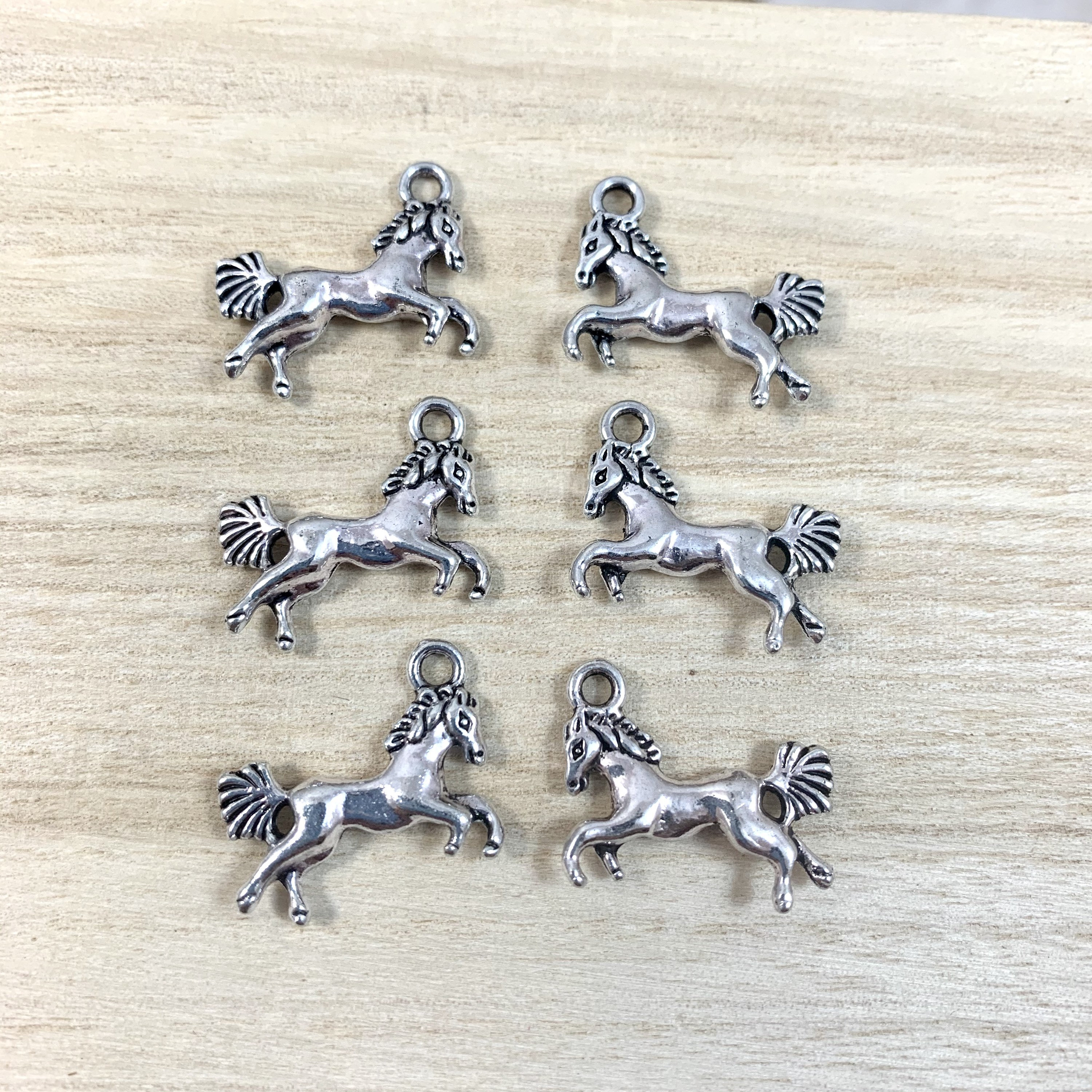 Silver Horse Charms Horse Charms for Making Jewelry Western Etsy