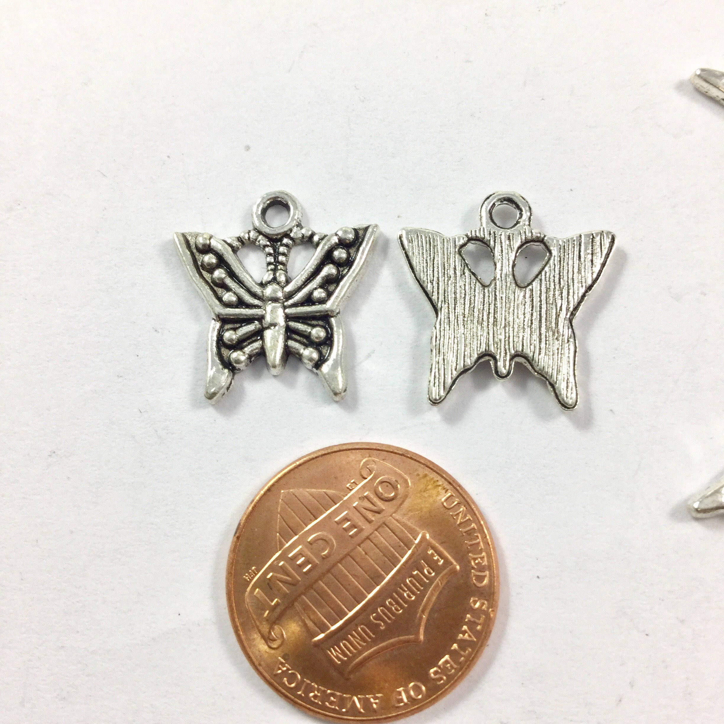 Small Butterfly Charms for Making Jewelry Qty 12 Etsy