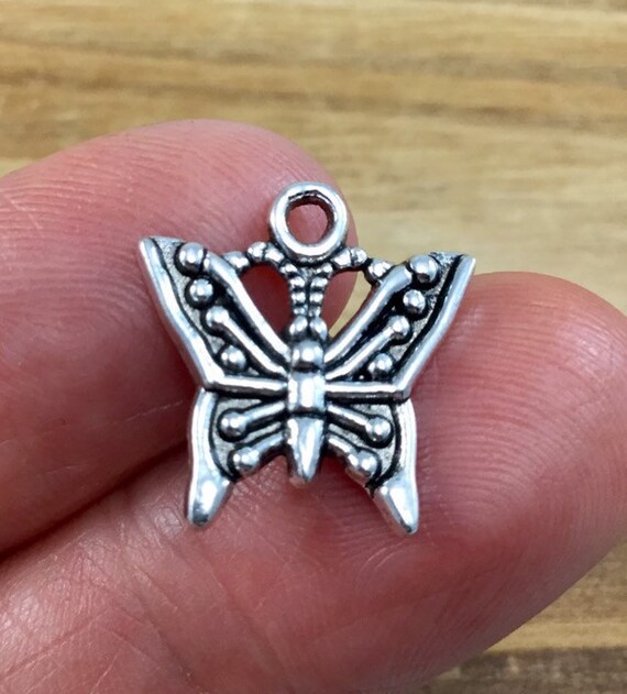 Small Butterfly Charms for Making Jewelry Qty 12 Etsy