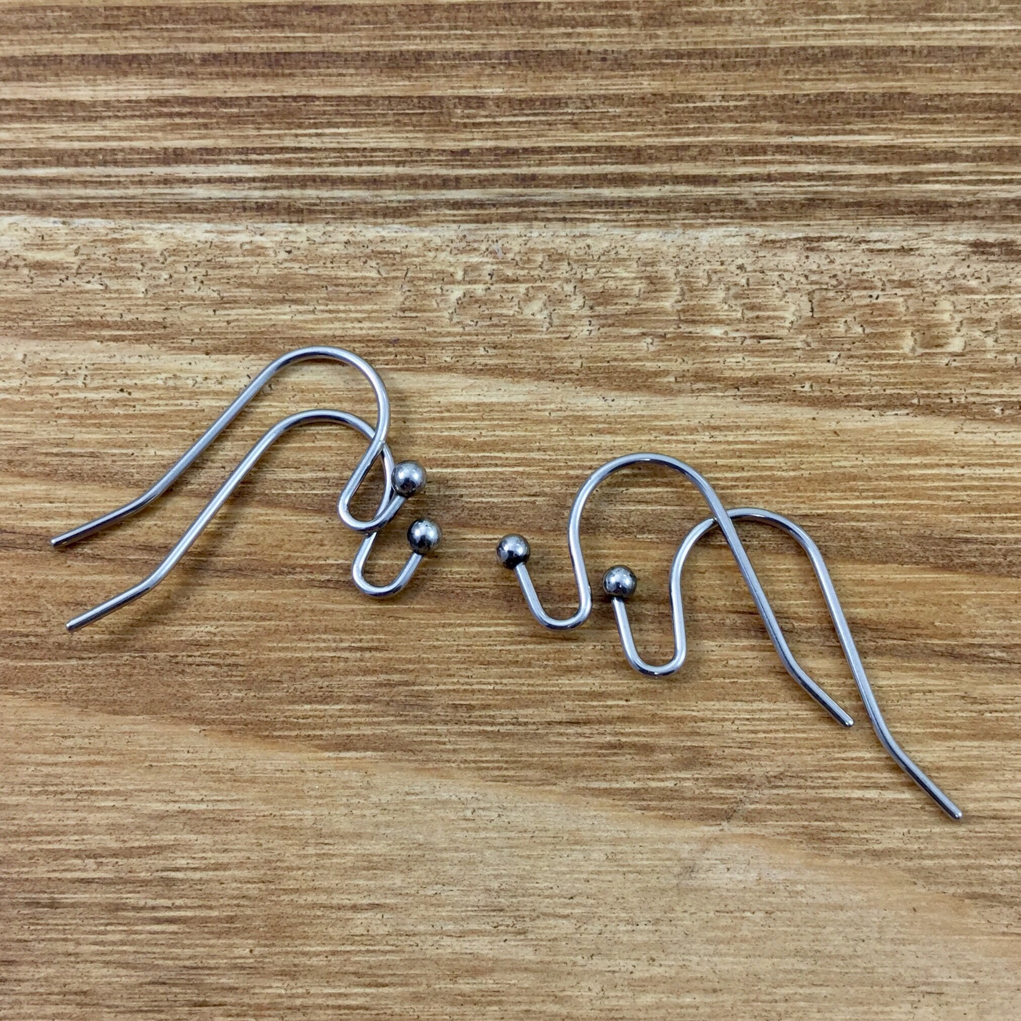 25 pares ganchos de pastor alambres de pendientes de acero | Etsy