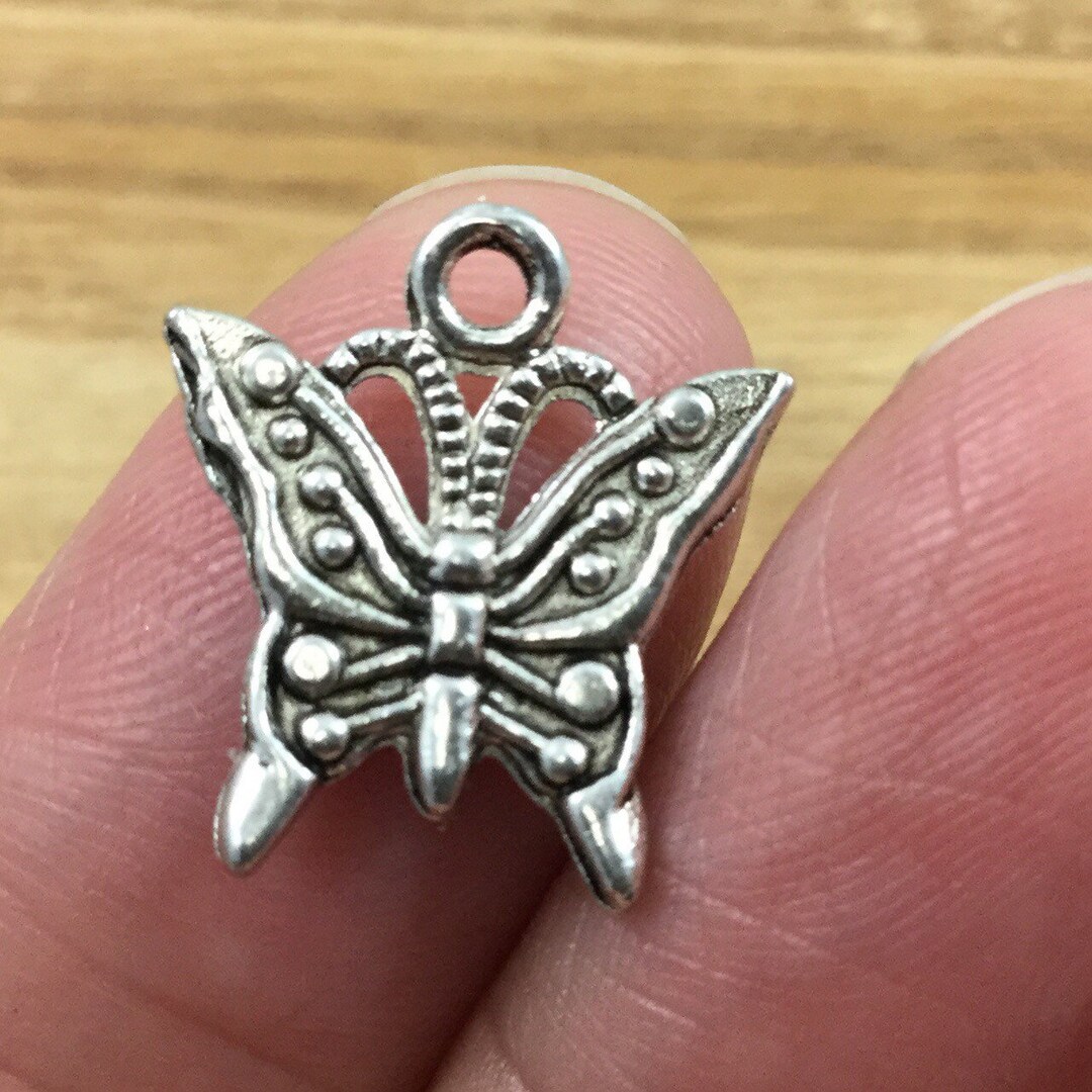 Butterfly Charms for Earrings Bulk Butterfly Charms Qty 40 Etsy.de