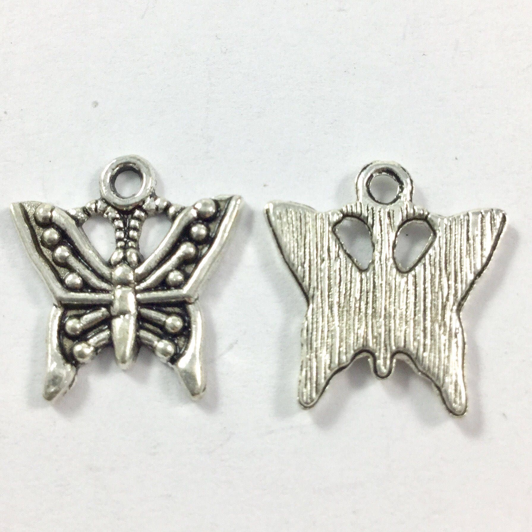 Small Butterfly Charms for Making Jewelry Qty 12 Etsy