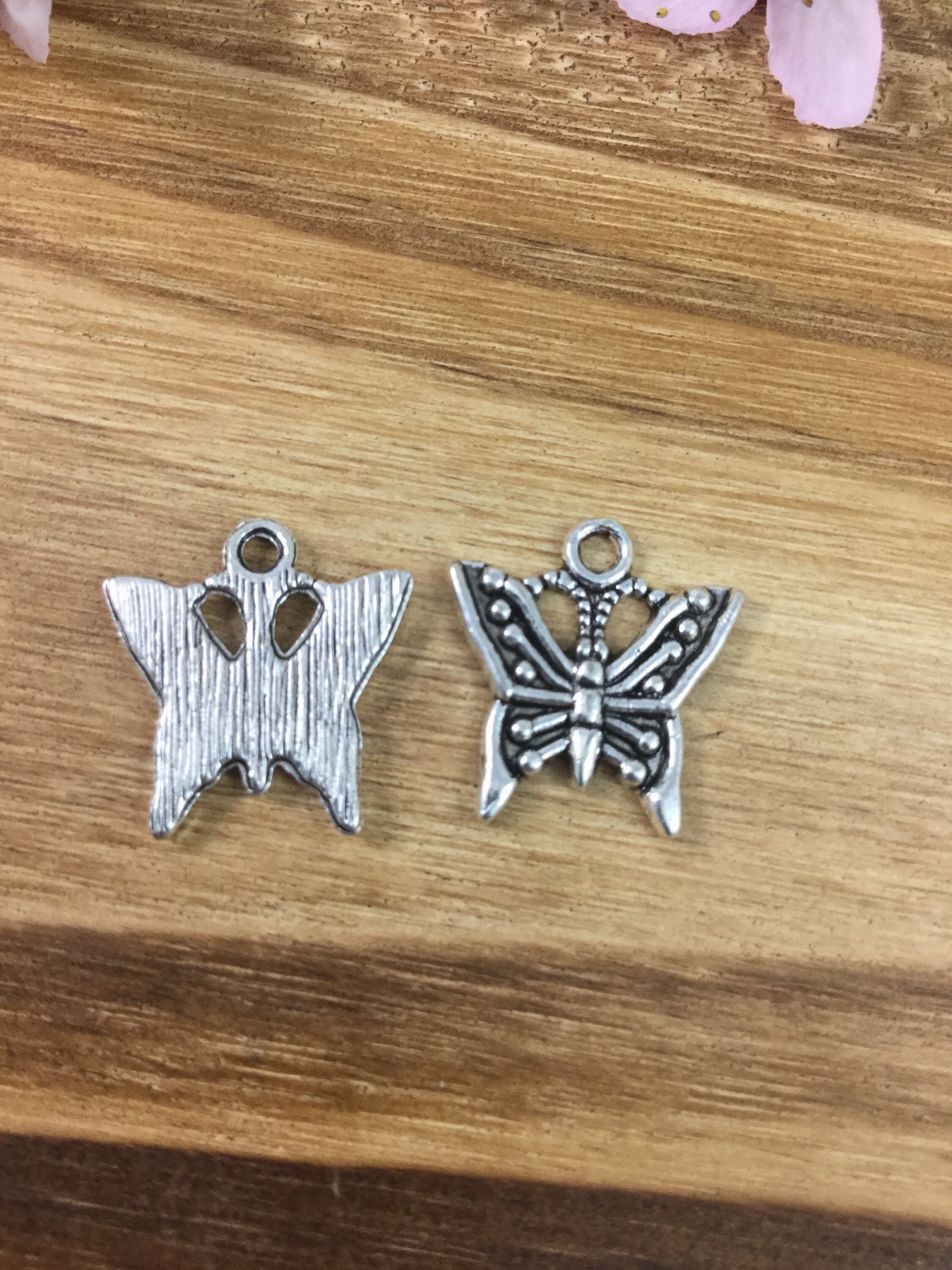 Small Butterfly Charms for Making Jewelry Qty 12 Etsy