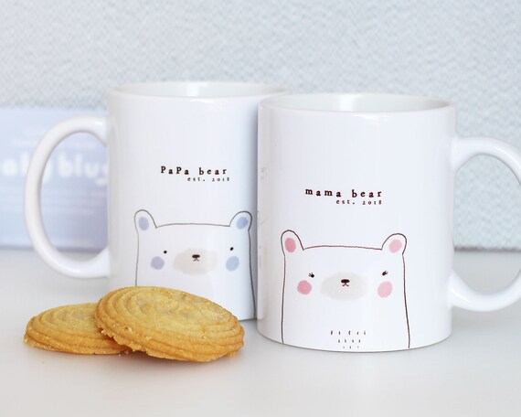 mummy daddy baby bear mugs
