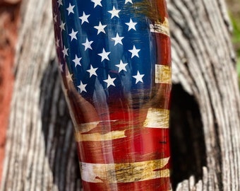 Vaso de bandera americana/taza de bandera/