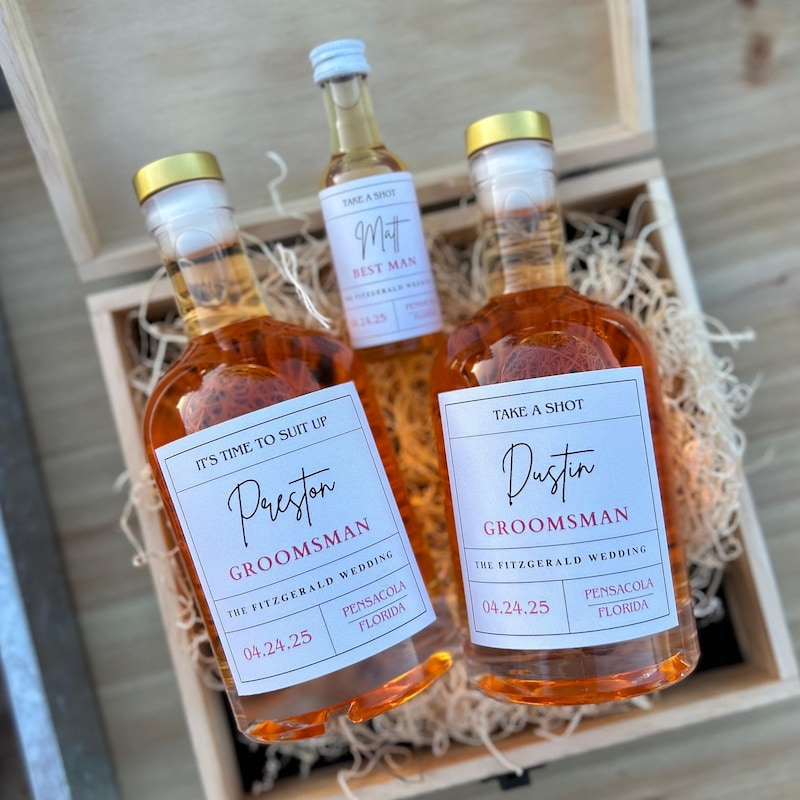 Suit Bottle Label - Etsy UK