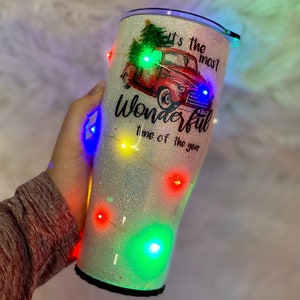 Christmas Light Up  | Custom Glitter Tumbler