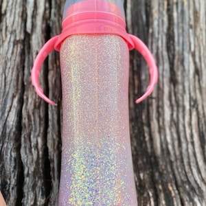 Glitter Baby Bottle | Pink Baby Bottle