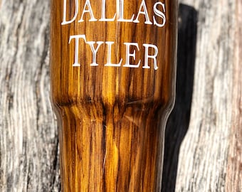 Woodgrain Tumbler | Wood Cup | Tumblers for Men