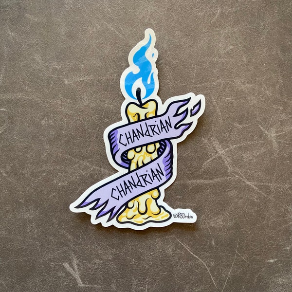 Chandrian Candle Vinyl Sticker