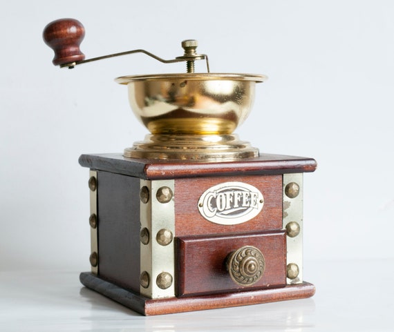 Dom I Meble Macinino Caffe In Legno E Rame Macina Caffe Arredo Regalo Pozostale