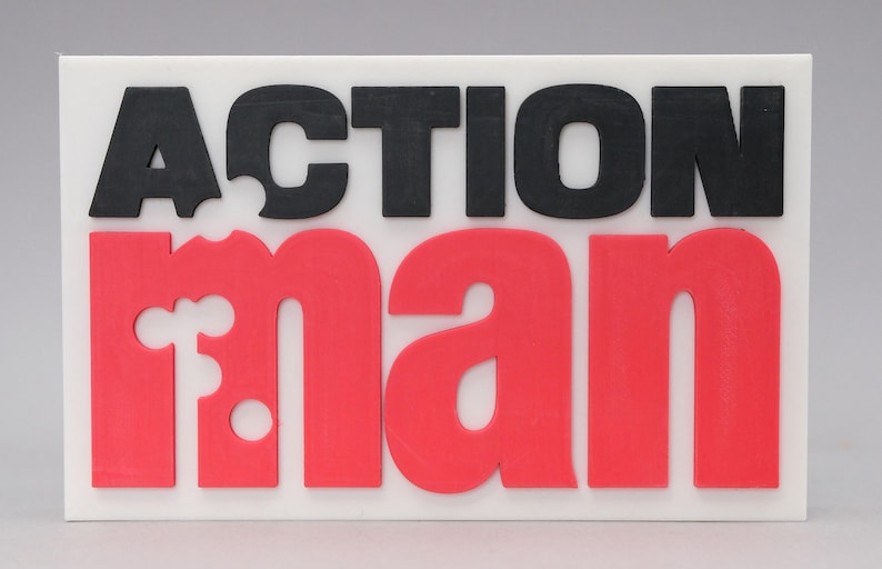 Palitoy / Action Man 3D Printed Logo Plaques - Etsy UK